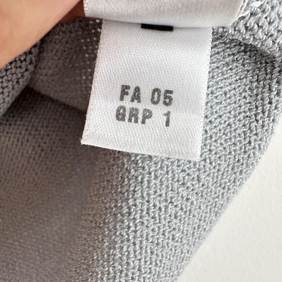 St John Evening Tank Top Womens Large Silver Metallic Knit Camisole Usa Made - Picture 6 of 9